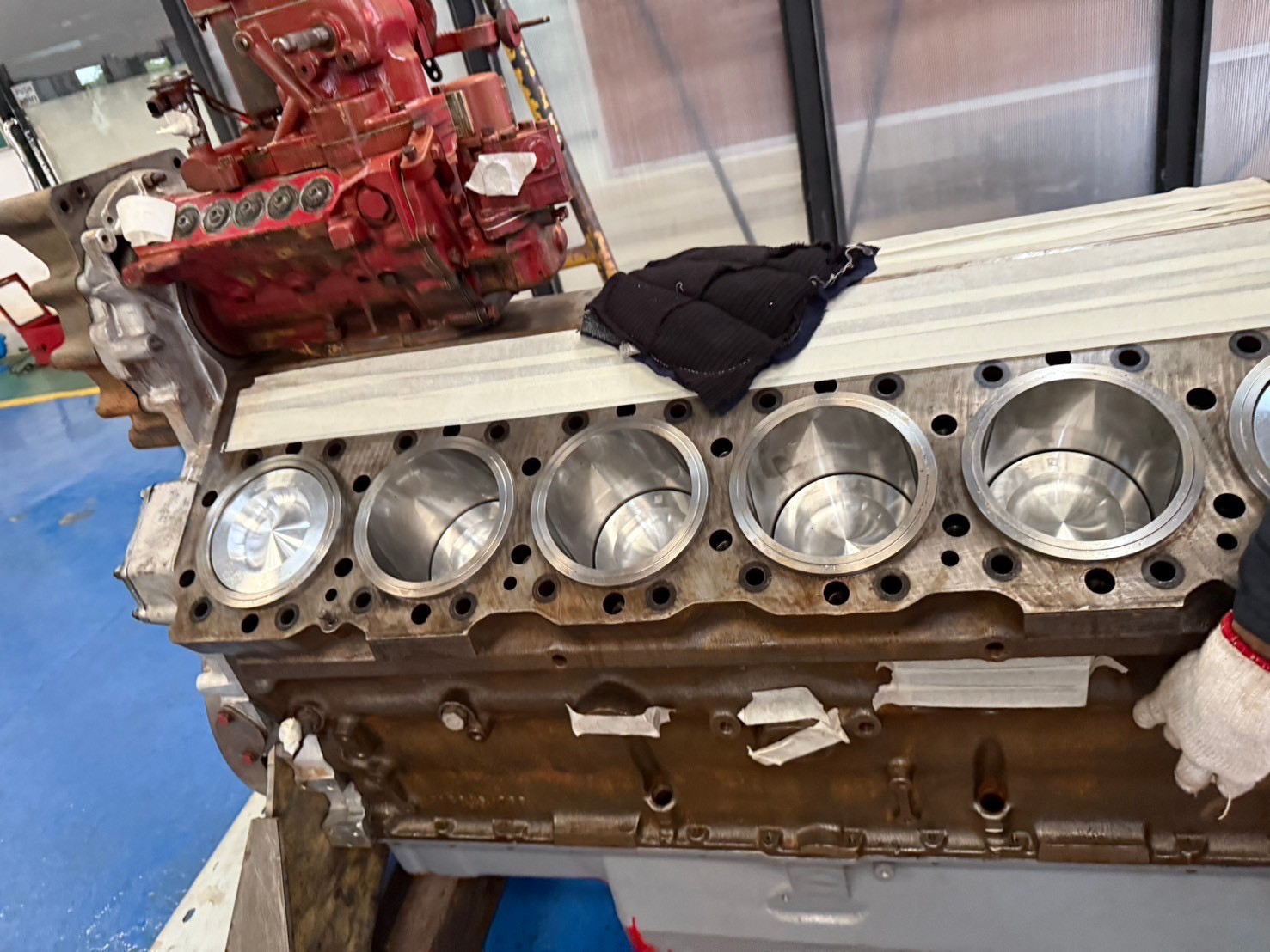 Overhaul Pump & Diesel Engine Of Fire Pump.